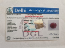 Carnelian Certificate | 6 carat