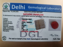 Carnelian Stone Certificate | 4 Carat