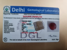 Carnelian Stone Certificate | 5 Carat