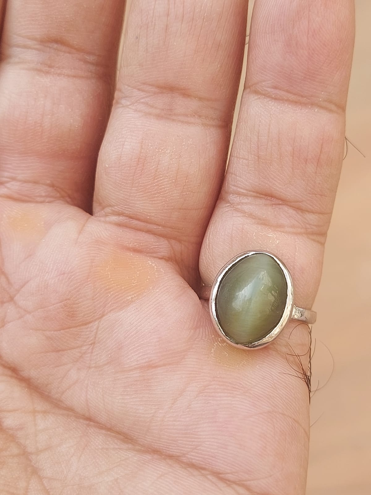 Cats Eye Stone Ring