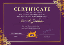Expert Tarot Reader – Sanah Jaddhav | Pune Certificate