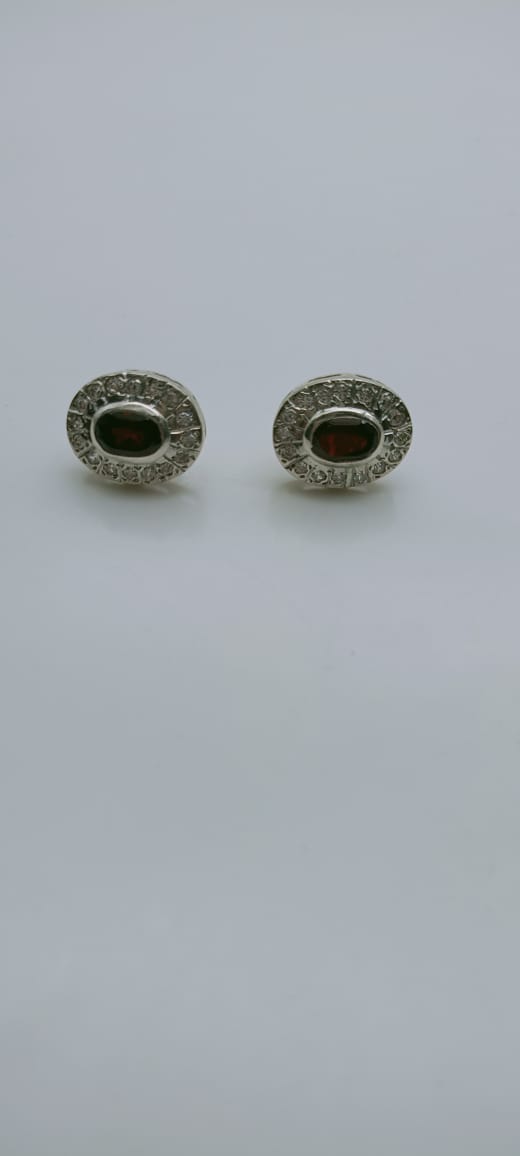 garnet earrings