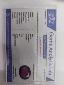 Gomed certificate - 8 carat