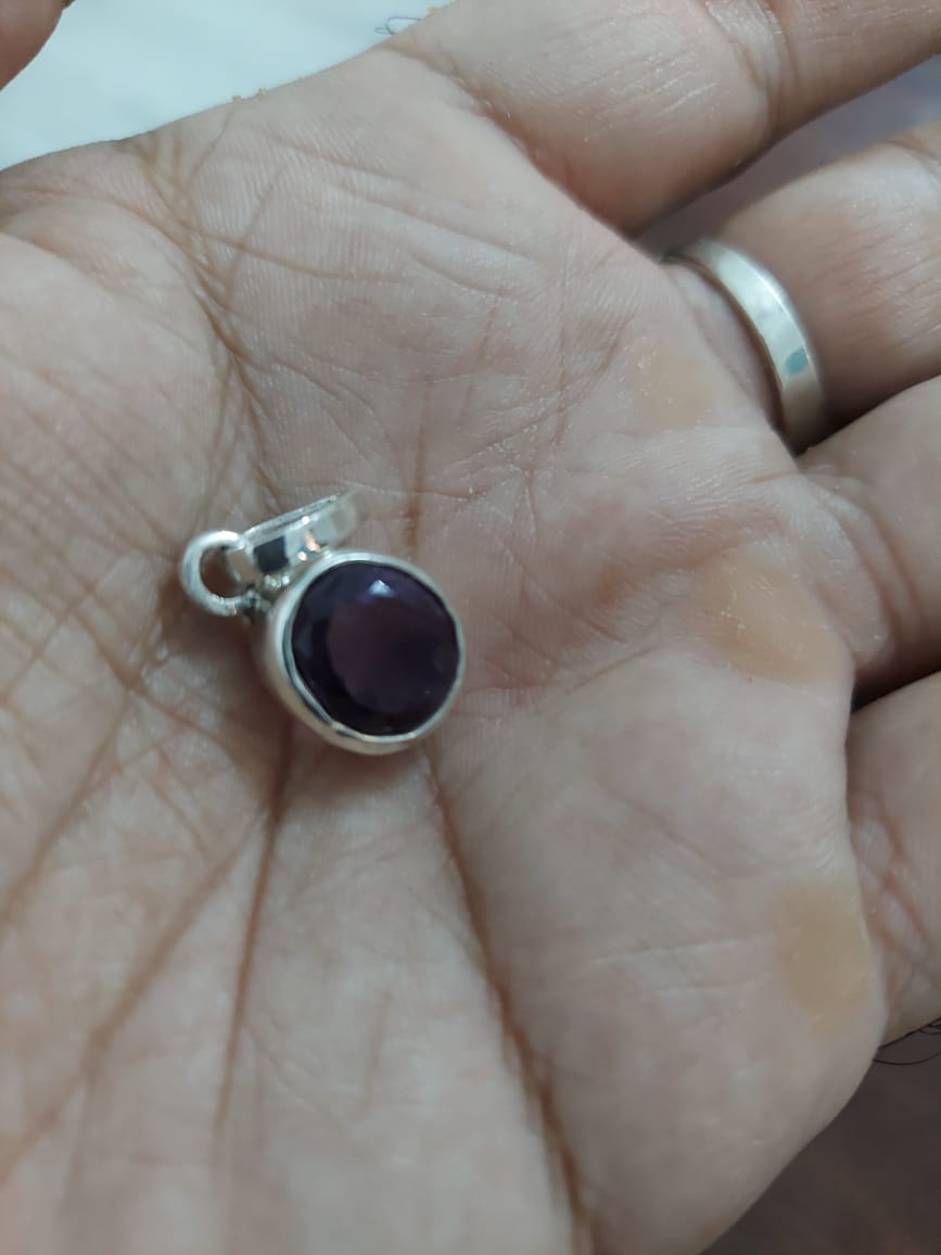 Hessonite pendant With Certificate - Main Image