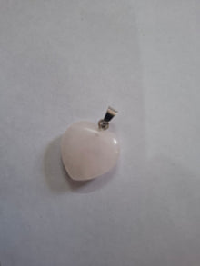 Heart Shaped Rose Quartz Pendant | Natural Love Stone Pendant 