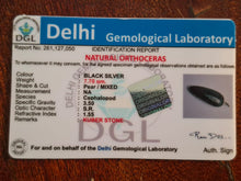 Kuber Stone Certificate