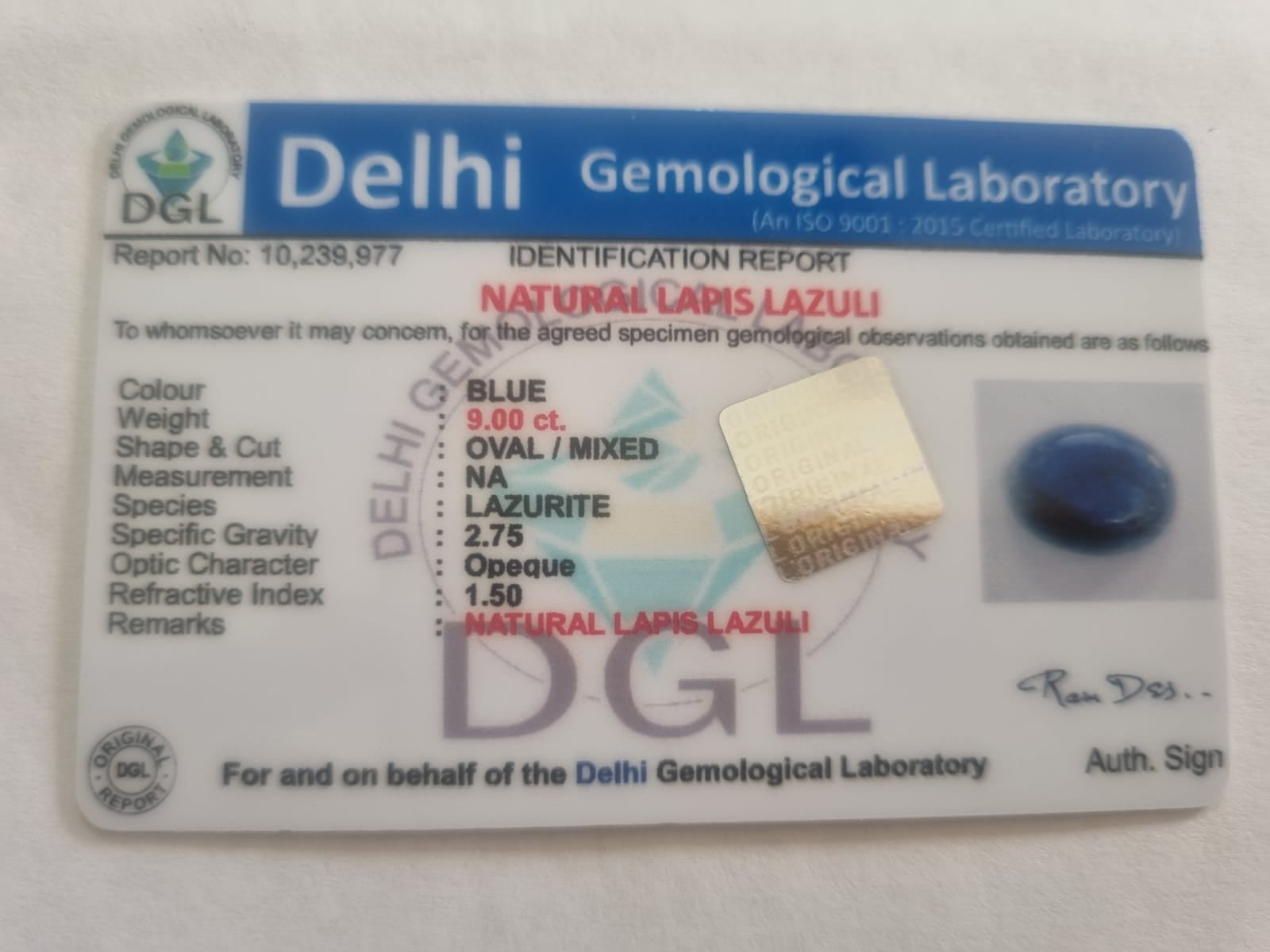 Lapis_Lazuli_Certificate_9_car
