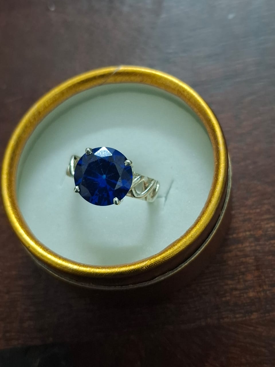 Neelam stone Ring | Sri Lankan