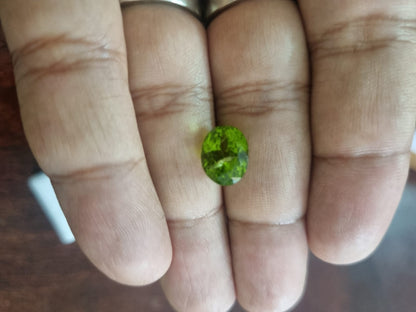 Peridot stone | Gemstone for Mercury | 7.5 Carat | With Certificate