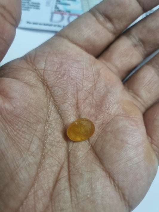 Pukhraj stone | Yellow Sapphire stone | 9 Carat 