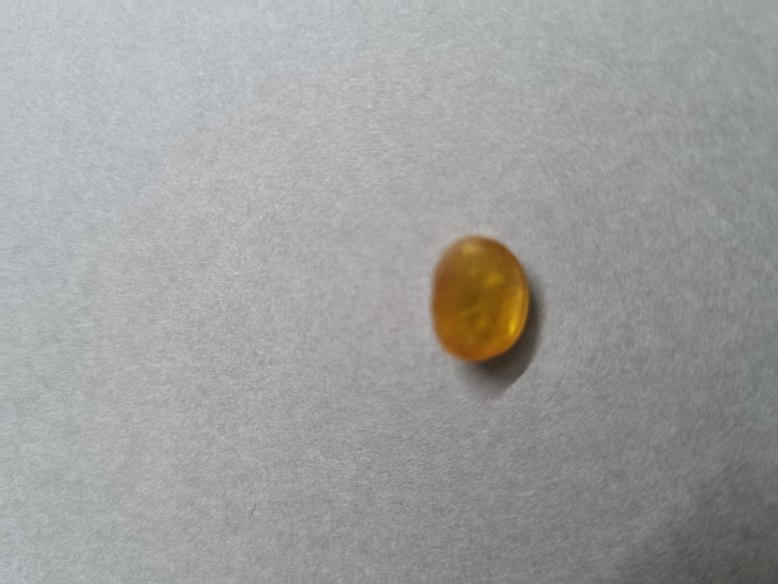 Pukhraj stone | Yellow Sapphire stone | 6 Carat