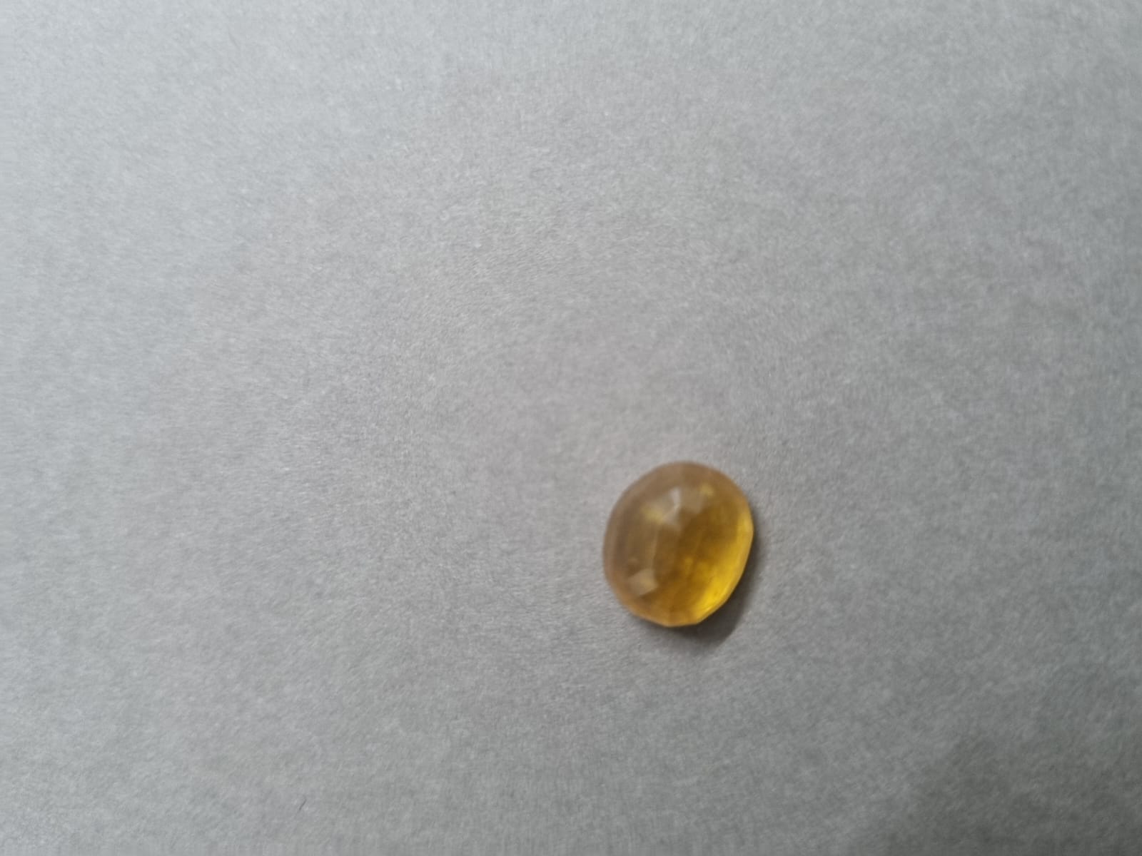 Pukhraj stone | Yellow Sapphire stone | 6 Carat