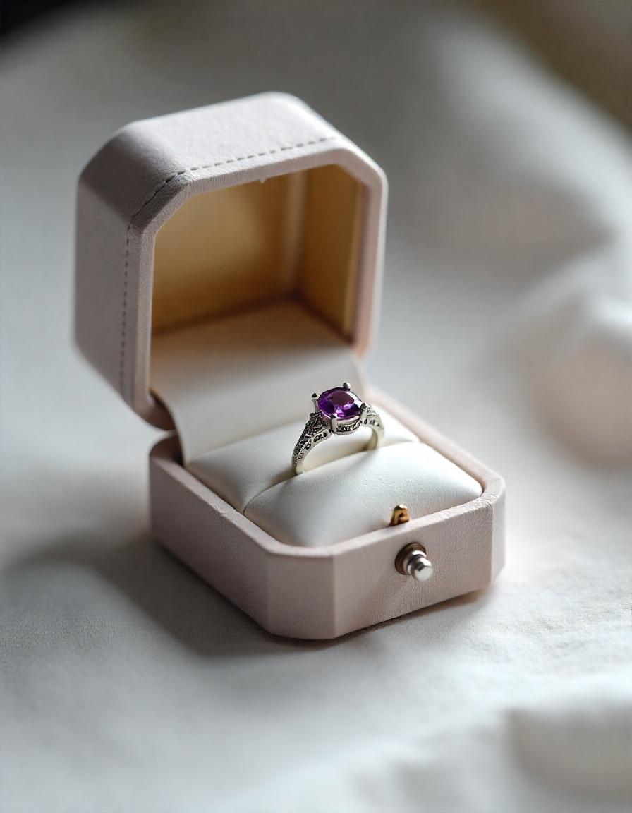 Purple Sapphire Ring