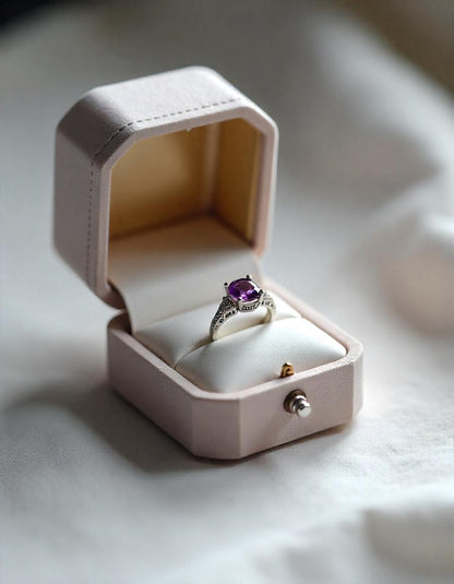 Purple Sapphire Ring