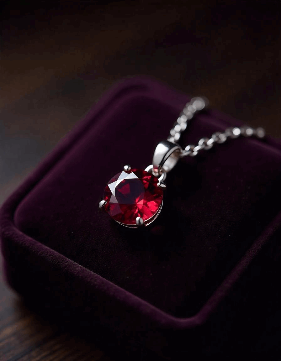 Red Garnet pendant