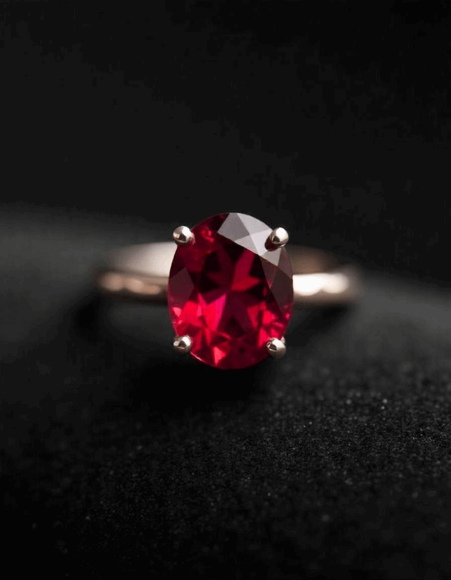 Red Garnet ring