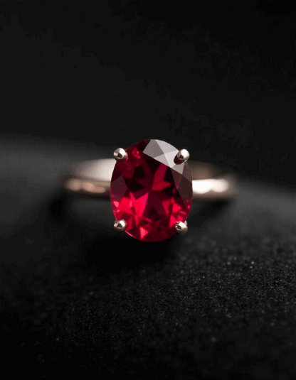 Red Garnet ring
