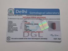 Red Coral Certificate | 6 ratti