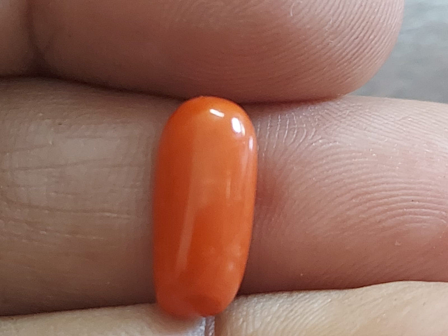 Red Coral stone Moonga Stone Italian Carat With