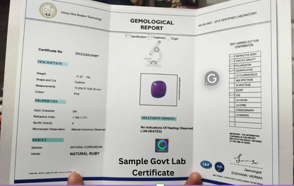 Ruby Certificate - Govt Lab