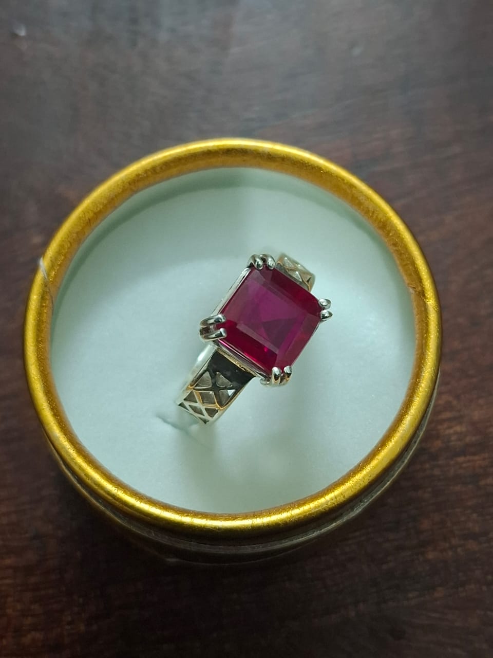 Ruby ring | unheated and untreated