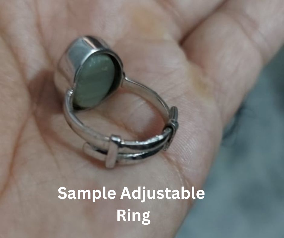 Sample adjustable ring