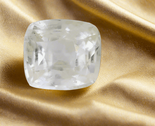 Sri Lankan 12 ratti White Sapphire | Ceylon