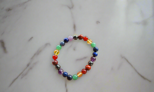 Seven chakra bracelet