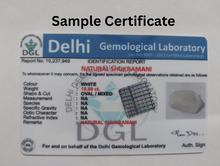 Shukramani sample certificate
