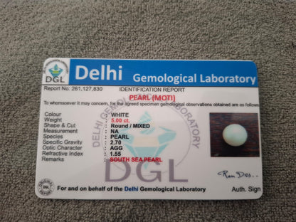 South Sea Pearl | 5 Carat | Certificate