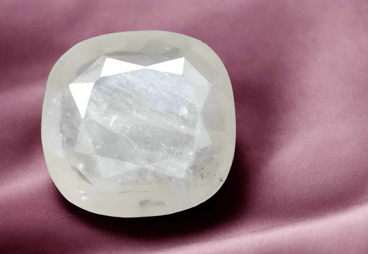 Sri Lankan 8 ratti White Sapphire | Ceylon