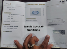 Sri Lankan Blue Sapphire Certificate