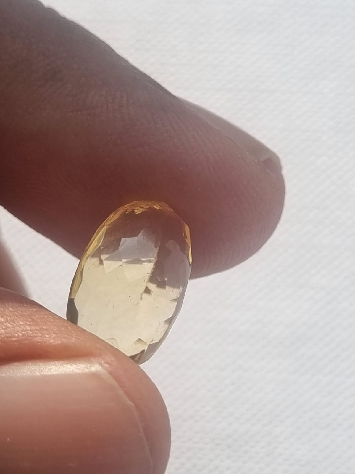 Sunela stone | Yellow Citrine stone | 10 ratti 