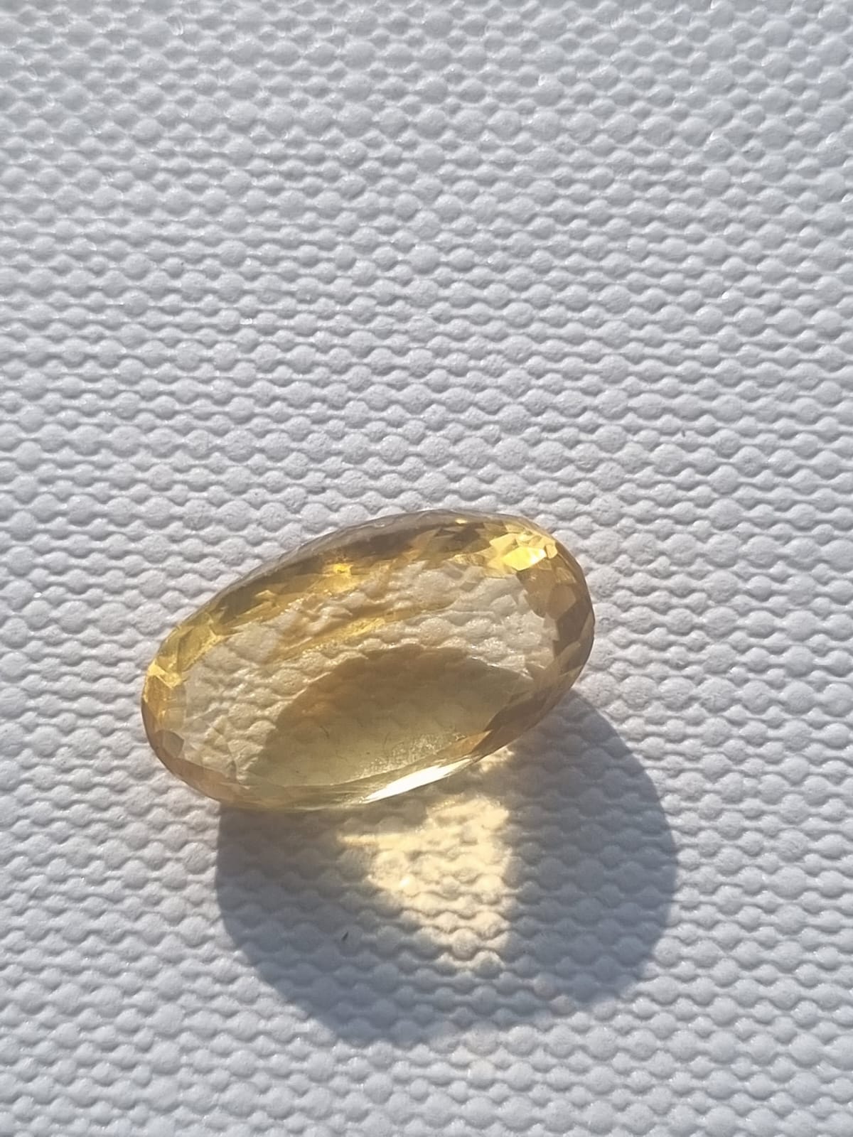 Sunela stone | Yellow Citrine stone | 13 ratti 