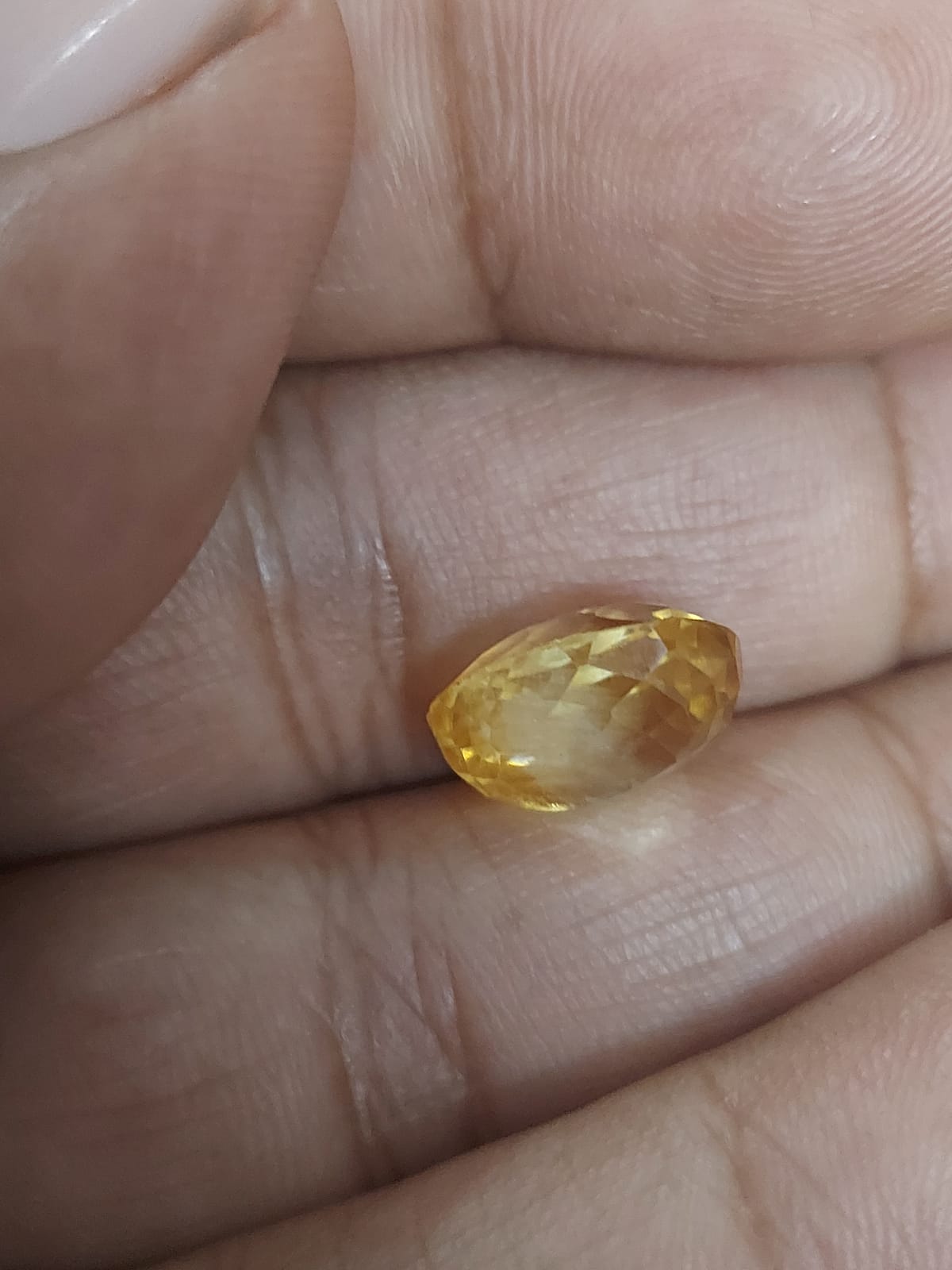 Sunela stone | Yellow Citrine stone | 8 Carat