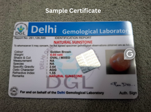 Sunstone Certificate