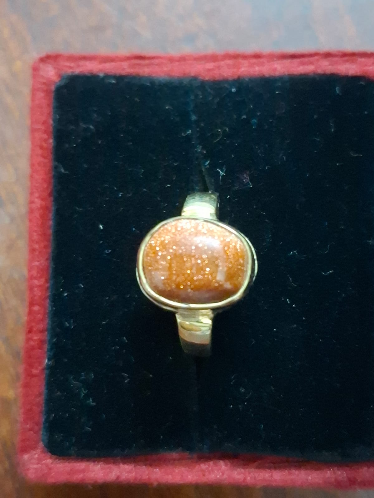 Sunstone Gemstone Ring