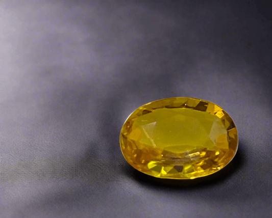 Super Premium 6 ratti Yellow Sapphire | 6 ratti Pukhraj