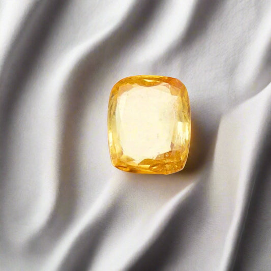 Super Premium 8 ratti Yellow Sapphire | 8 ratti Pukhraj