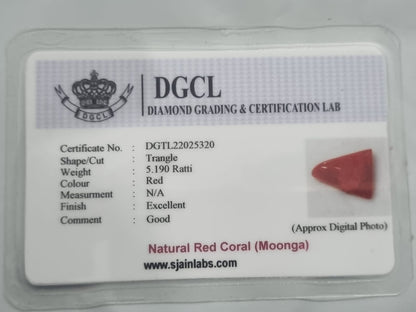 Triangle certificate | 5.19 ratti