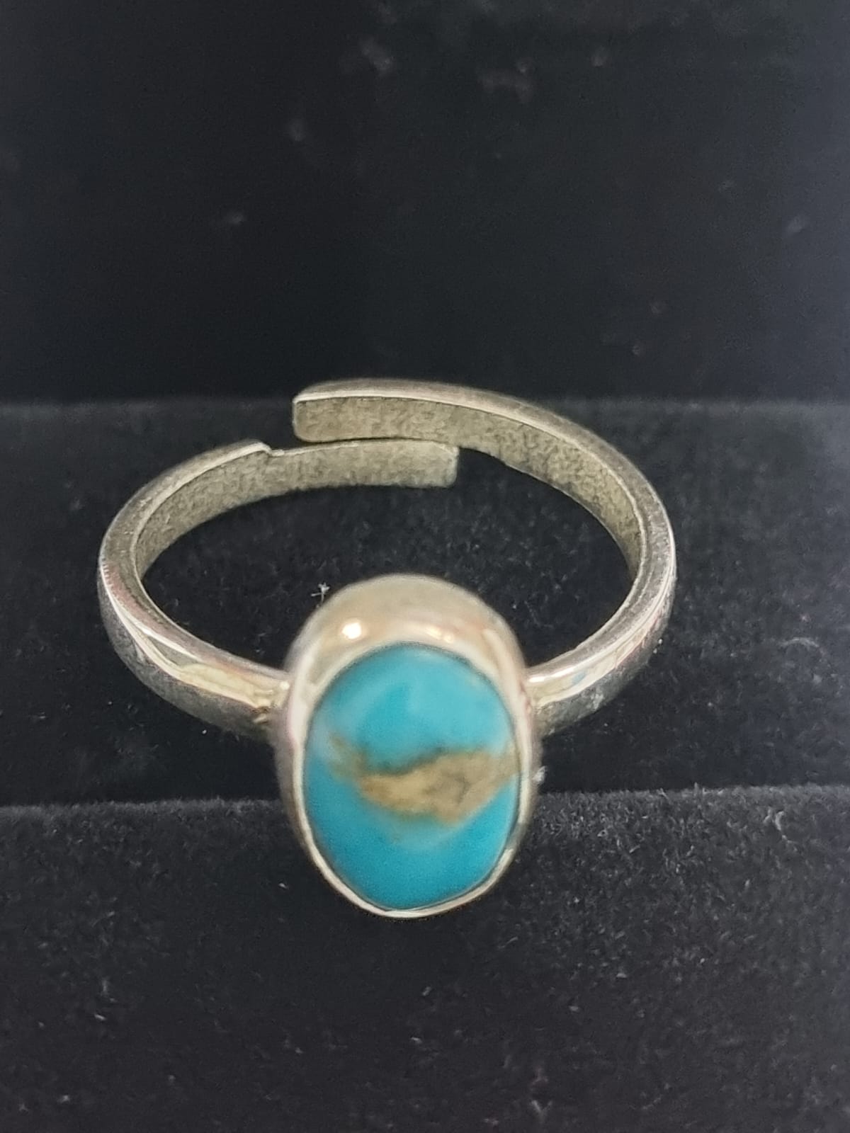 Turquoise rings 100% Natural with Lab Certificate – Vedic Crystals