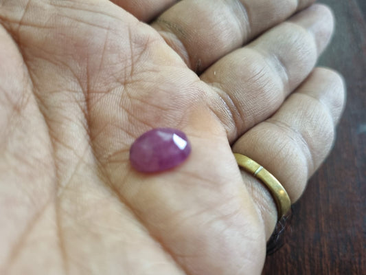 Vedic Crystals Ruby gemstone (manik nag) unheated and untreated ratti best price image 200
