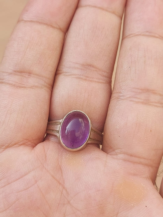 Amethyst Stone ring