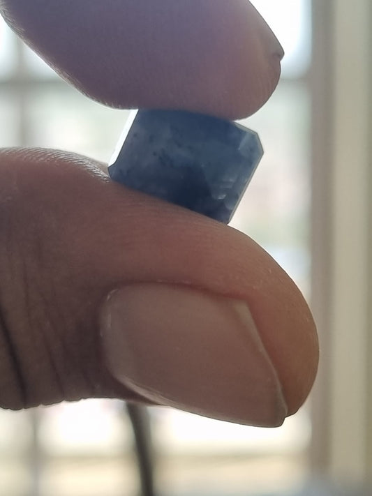 Vedic Crystals Blue sapphire gemstone (neelam nag) stone 7.25 ratti best price image 4