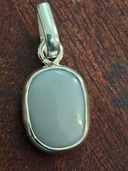 White Opal Pendant