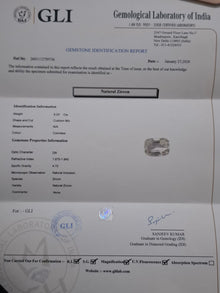 White Zircon Stone | Safed Jarkan | Lab Certificate