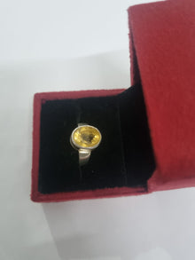 Yellow Topaz ring