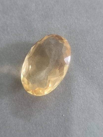 Yellow Topaz stone | Golden Topaz stone | 12 Carat 
