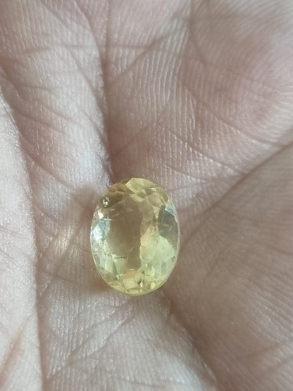 Yellow Topaz stone | Golden Topaz stone | 5.5 Carat