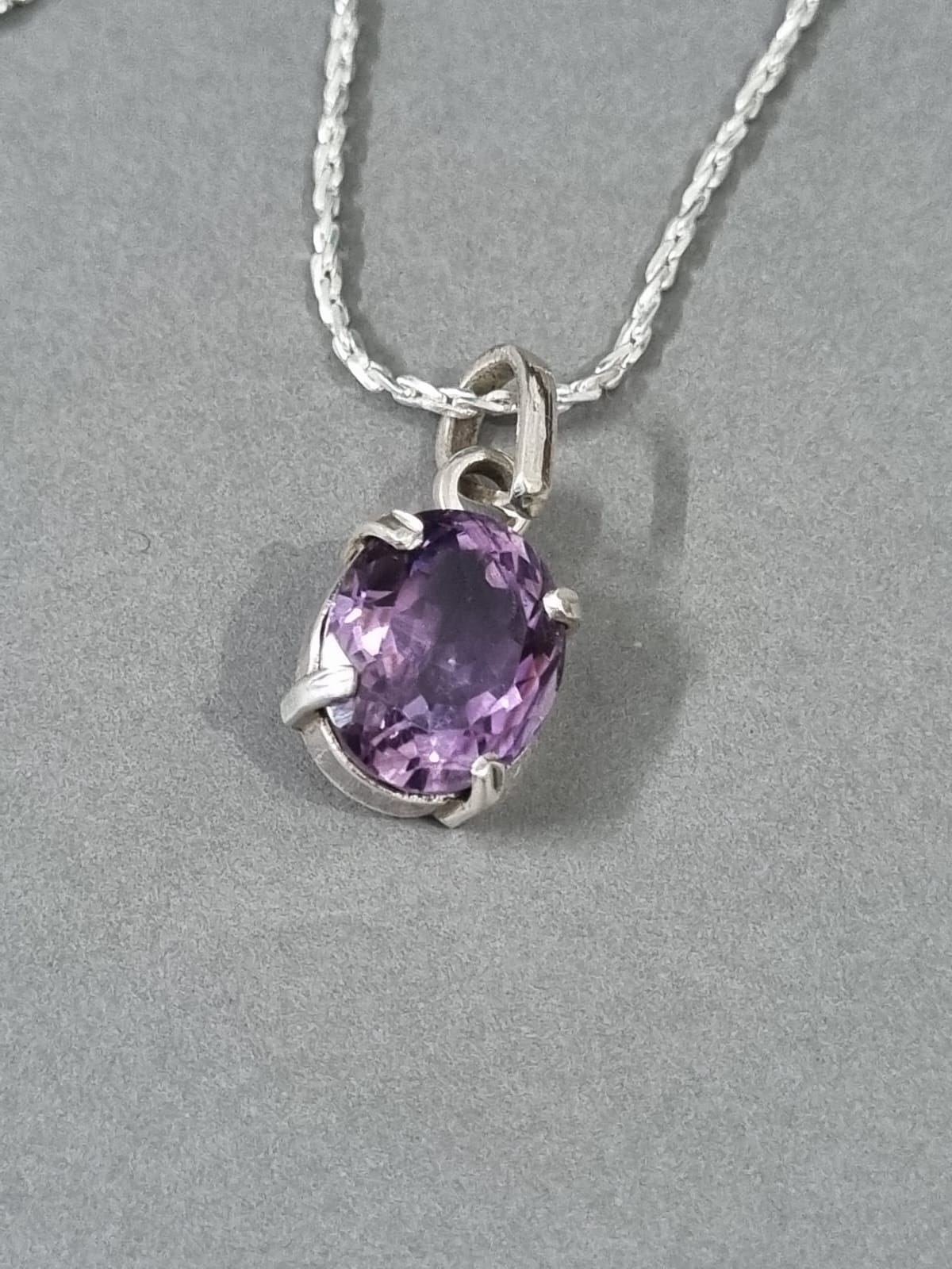 Amethyst locket With Certificate – Vedic Crystals